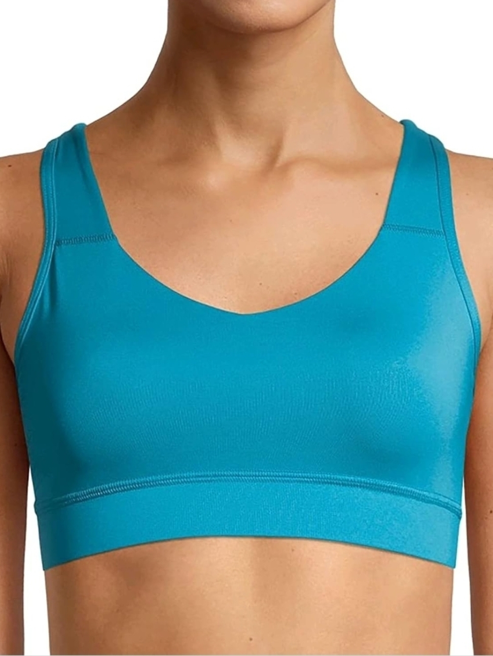 Avia strappy sports bra in blue, size XL/XG NWT